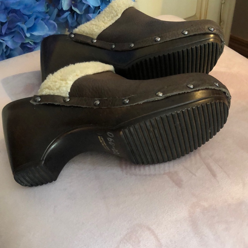 Leather clogs made in Italy - Picture 2 of 4